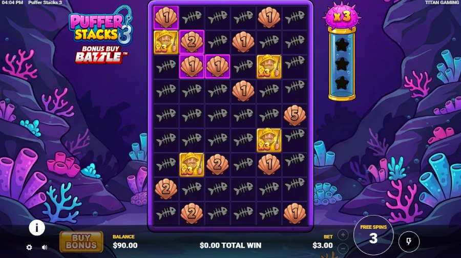 Puffer Stacks 3 Bonus Game