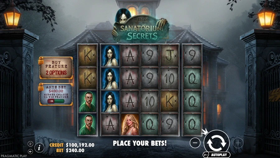 Screenshot of Sanatorium Secret slot
