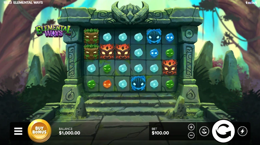 Screenshot of Elemental Ways slot