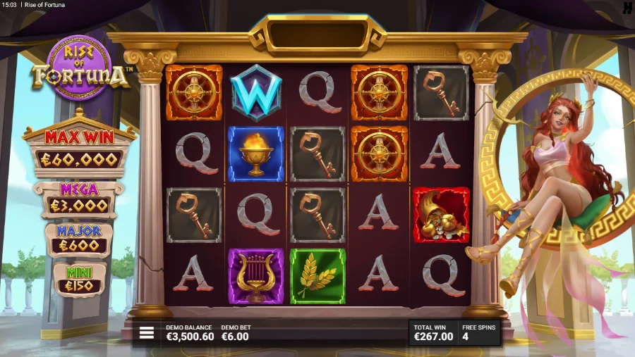 Rise of Fortuna Slot Hacksaw Gaming