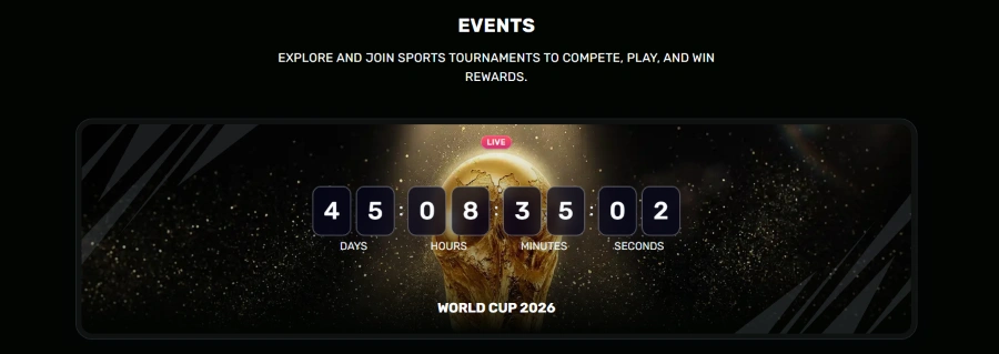 Events Page on Roshtein.com