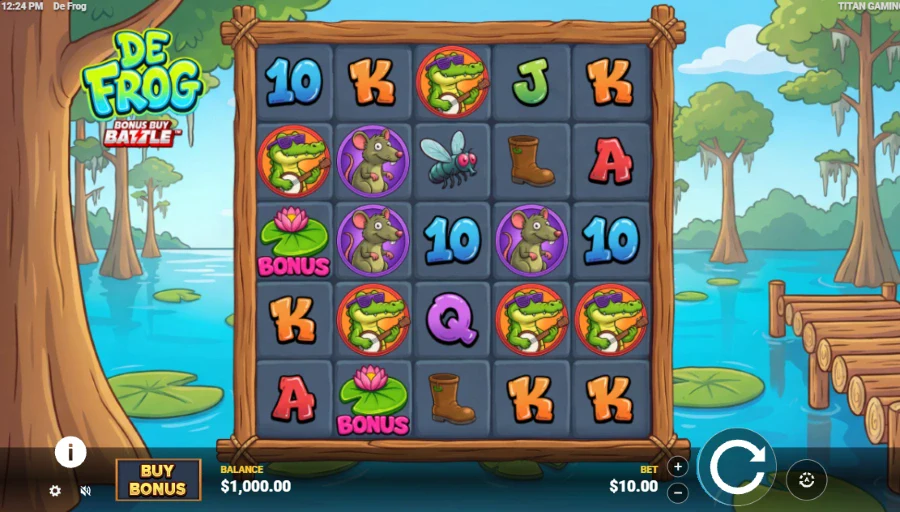 Screenshot of De Frog slot