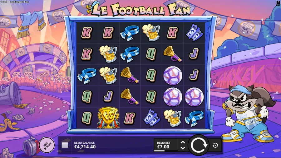 Le Football Fan Slot Bonus Game