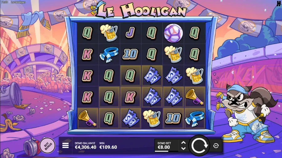 Le Hooligan Slot Bonus Game