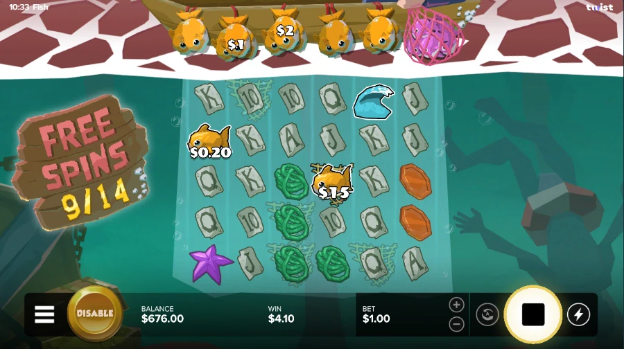 Fish Slot Bonus Game
