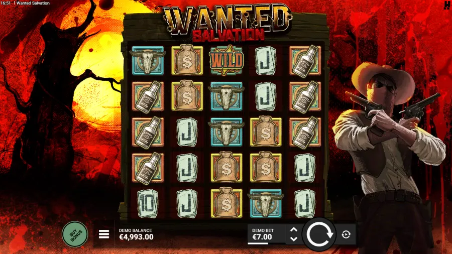 Wanted Salvation Slot Base Game