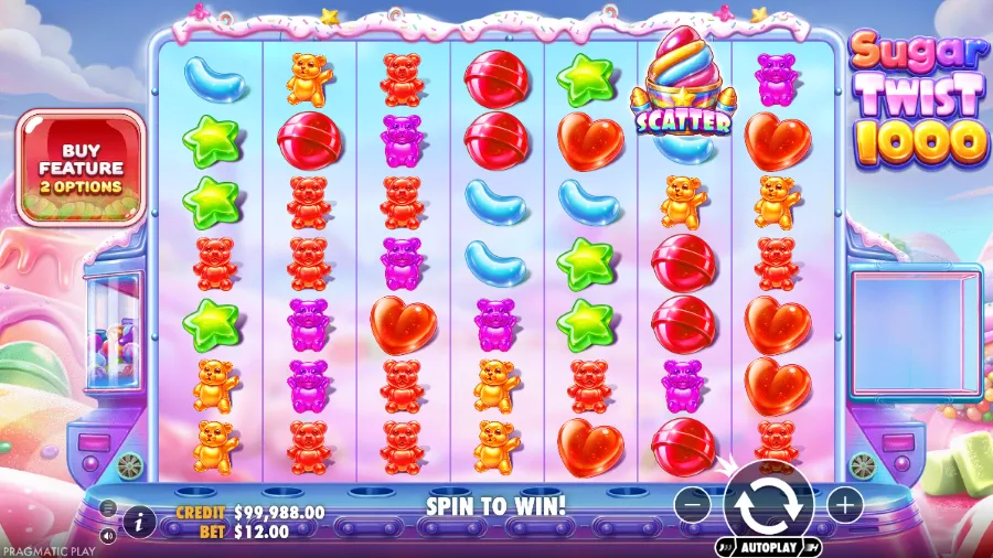 Sugar Twist 1000 Enhanced RTP Slot Base Game