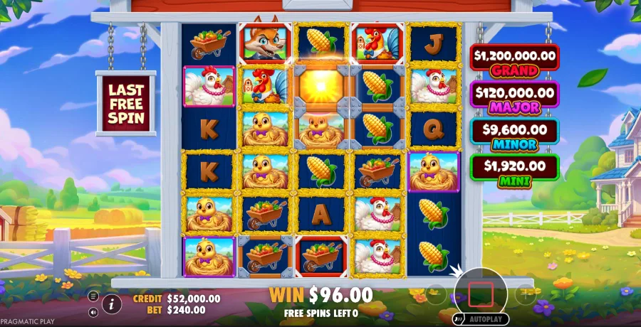 Screenshot of Better Barn House Bonanza slot