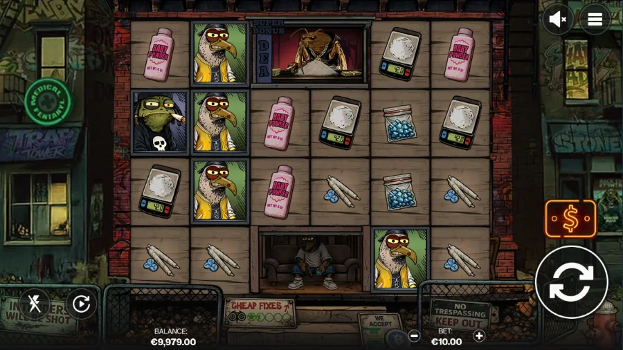 Trap Tower Slot Base Game
