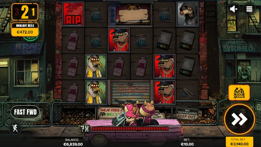Trap Tower Slot Bonus Game
