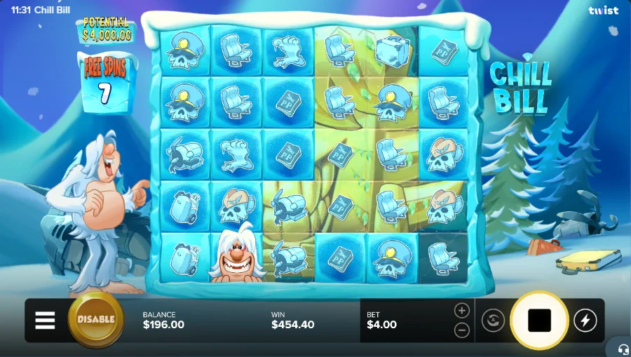 Chill Bill Slot Bonus Game
