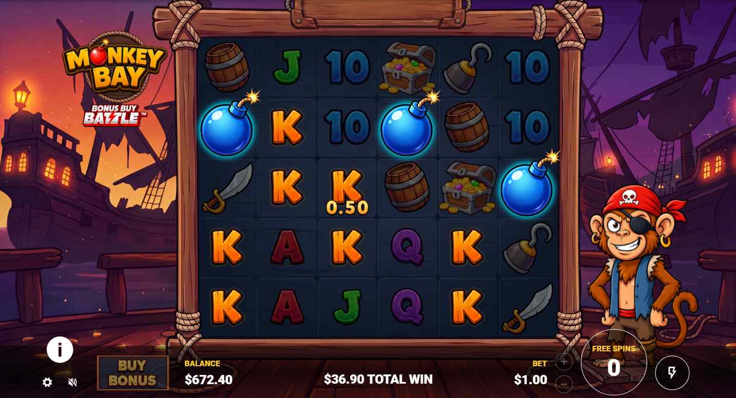 Monkey Bay bonus game
