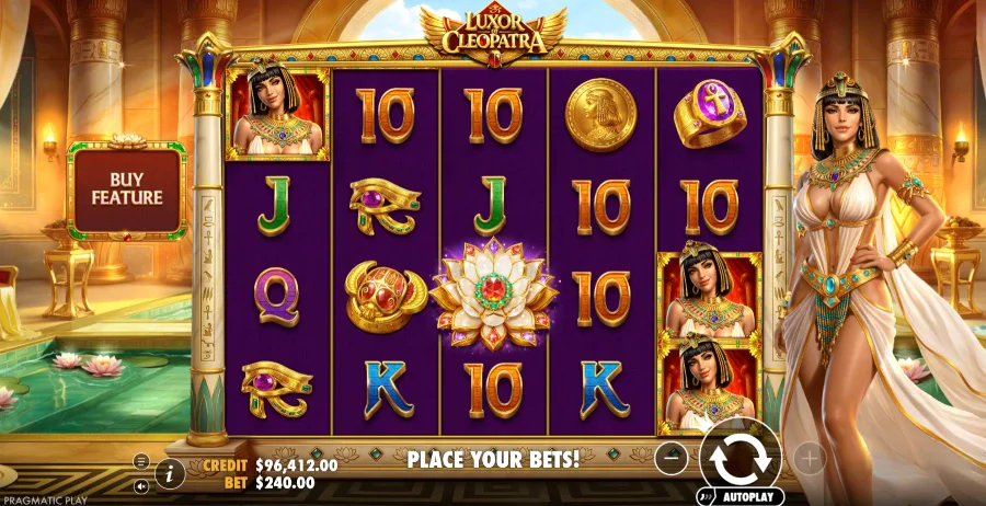 Screenshot of Luxor of Cleopatra slot