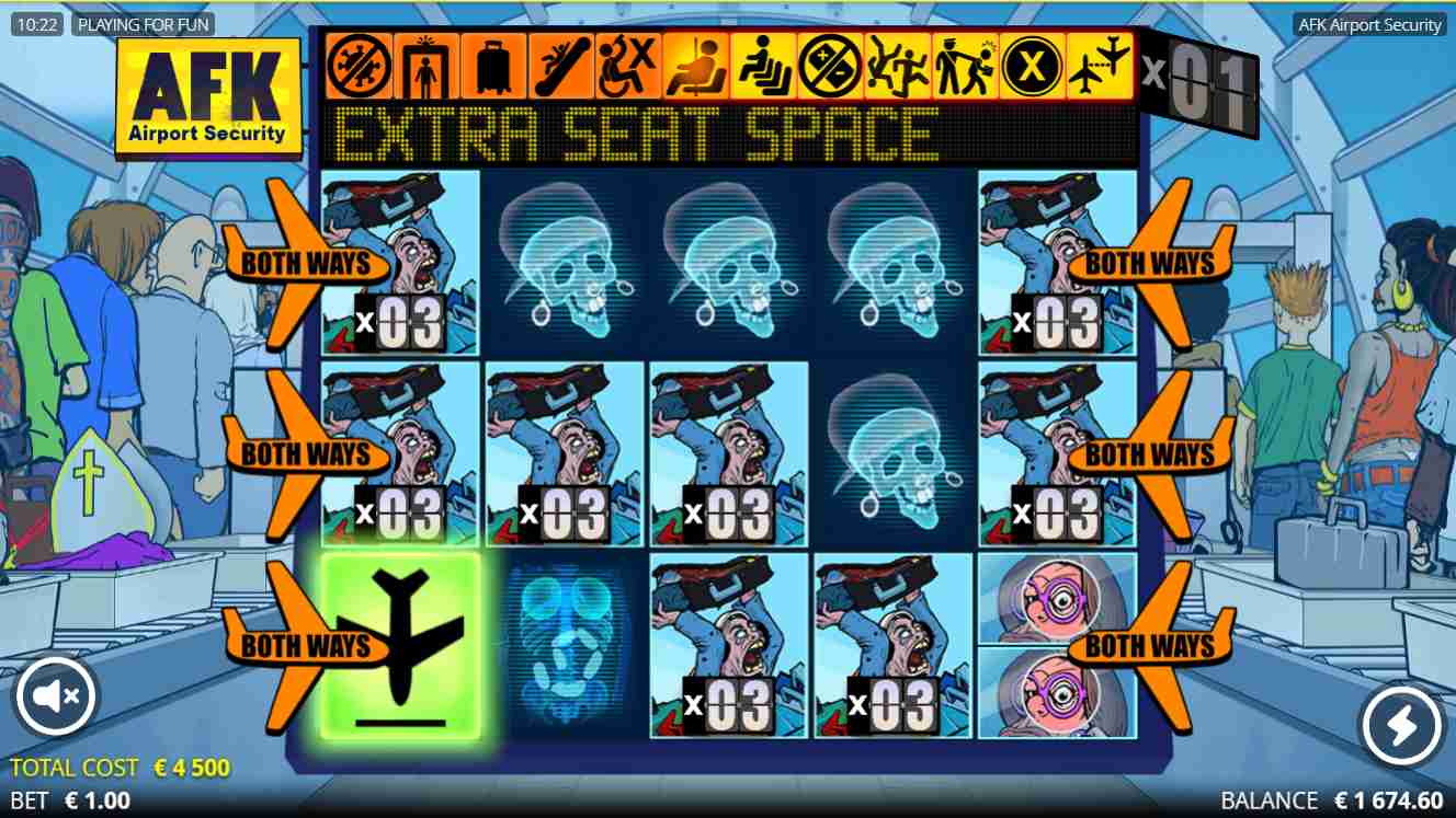 AFK Airport Security bonus game