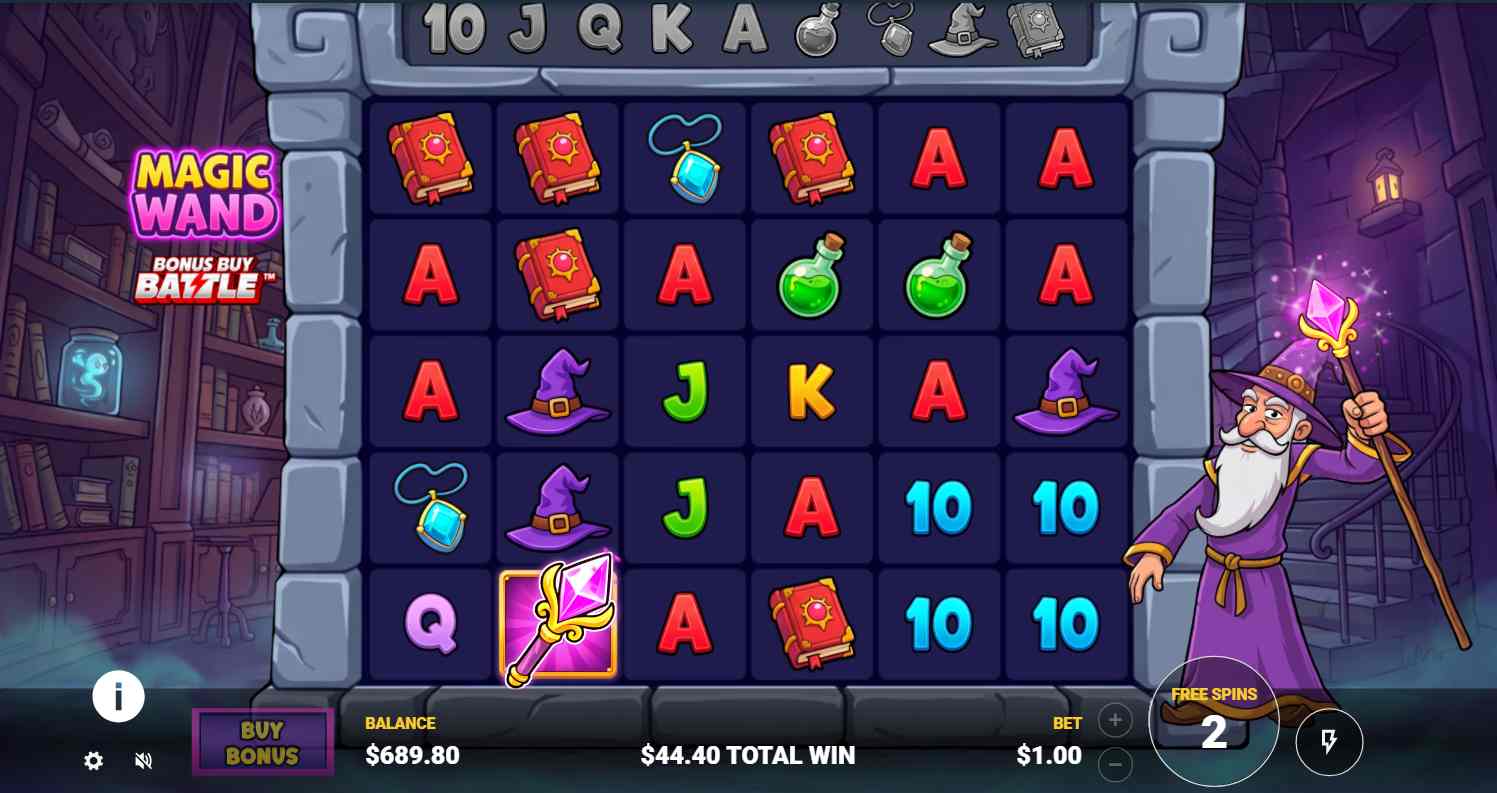 Magic Wand bonus game