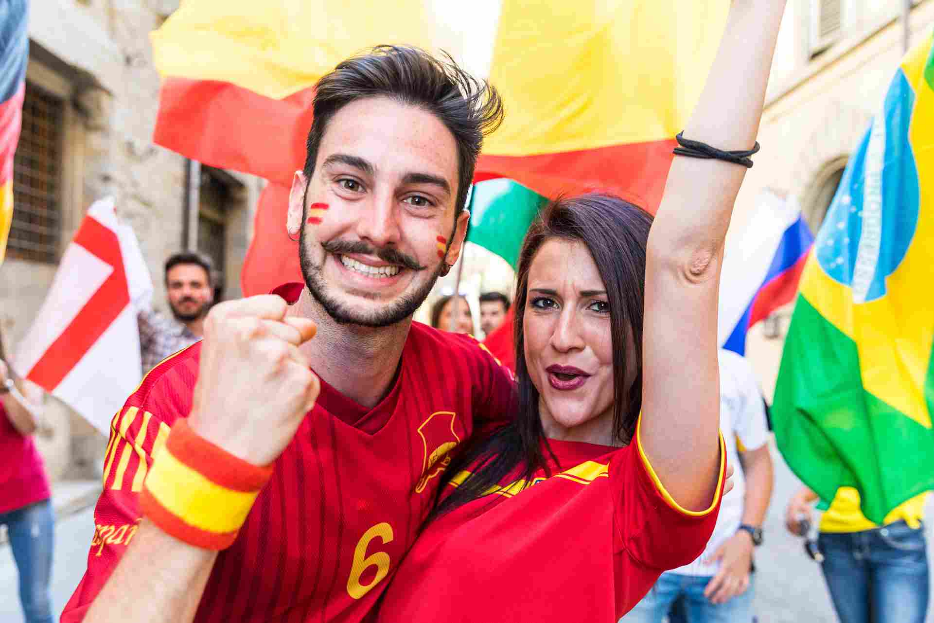 Spain fans