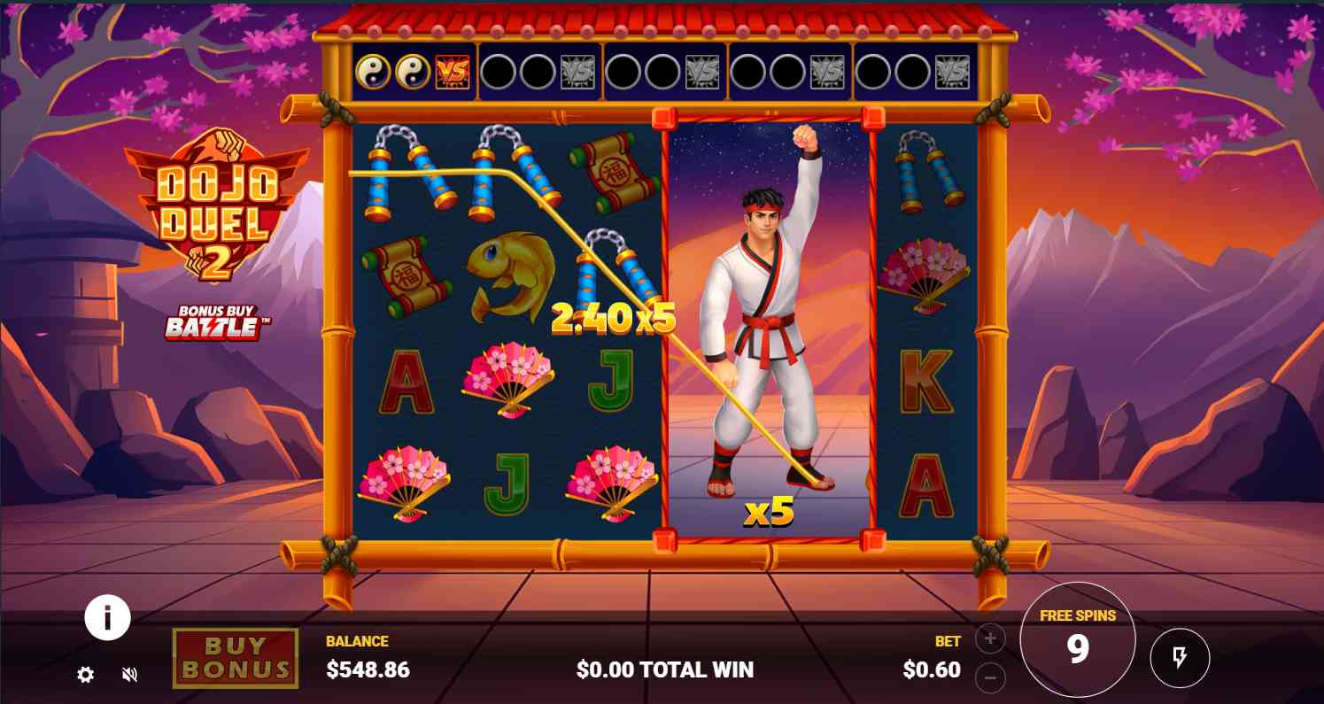Dojo Duel 2 bonus game