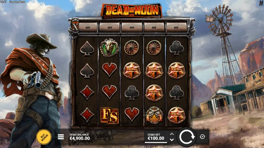 Screenshot of Dead by Noon slot