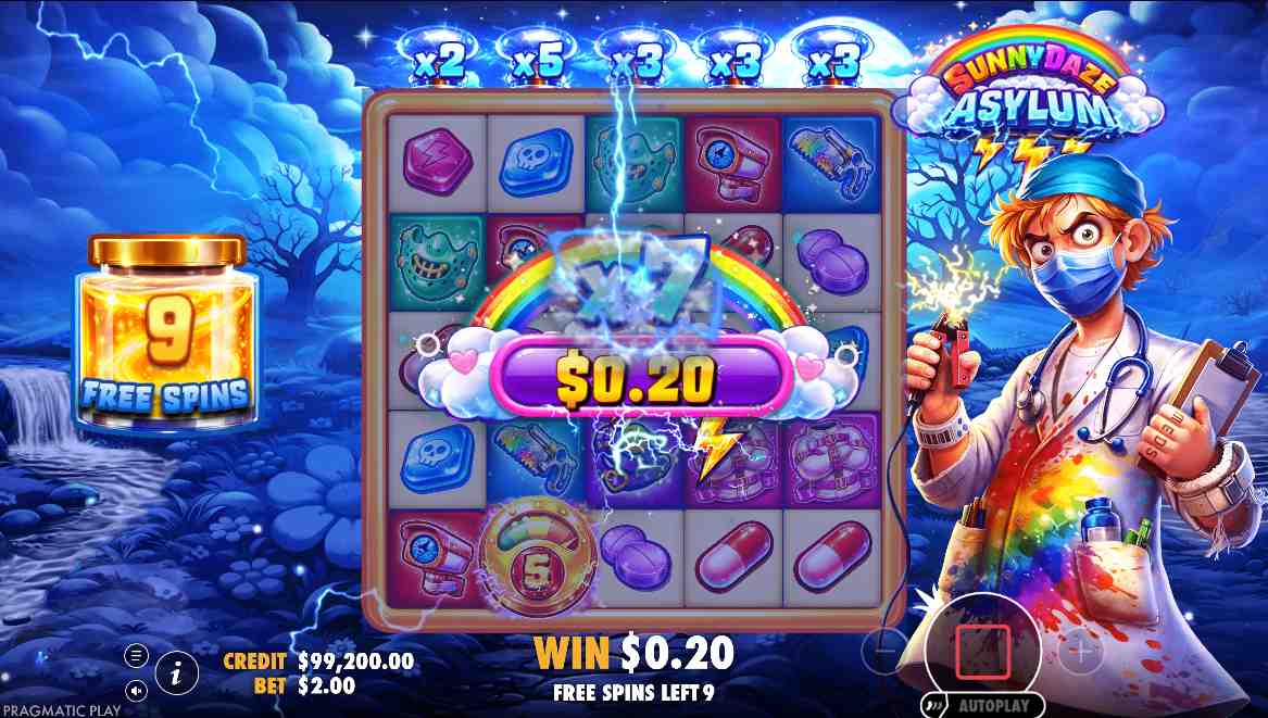 Sunnydaze Asylum bonus game