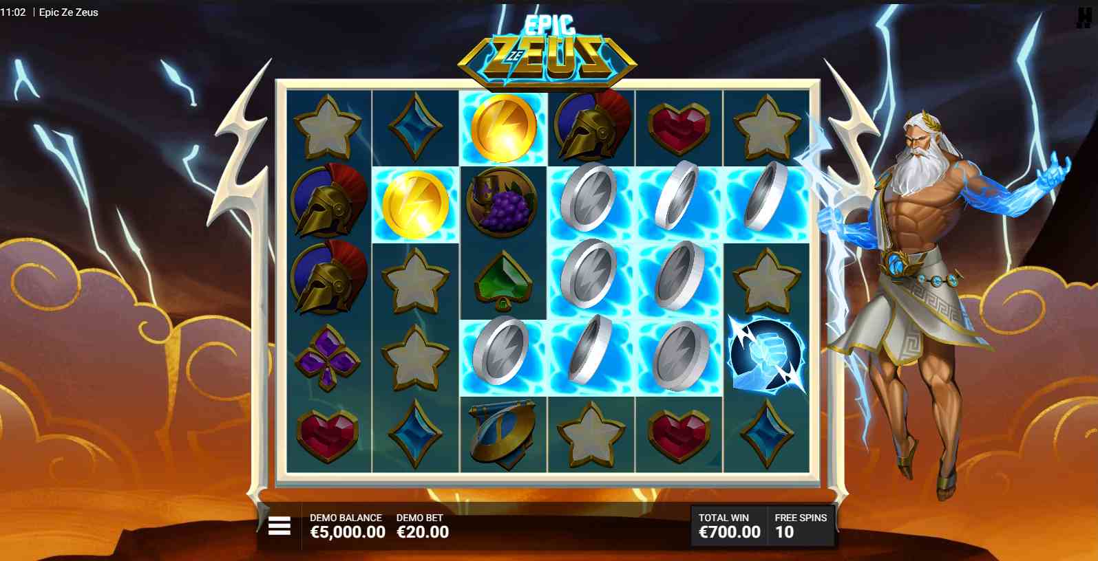 Epic Ze Zeus bonus game