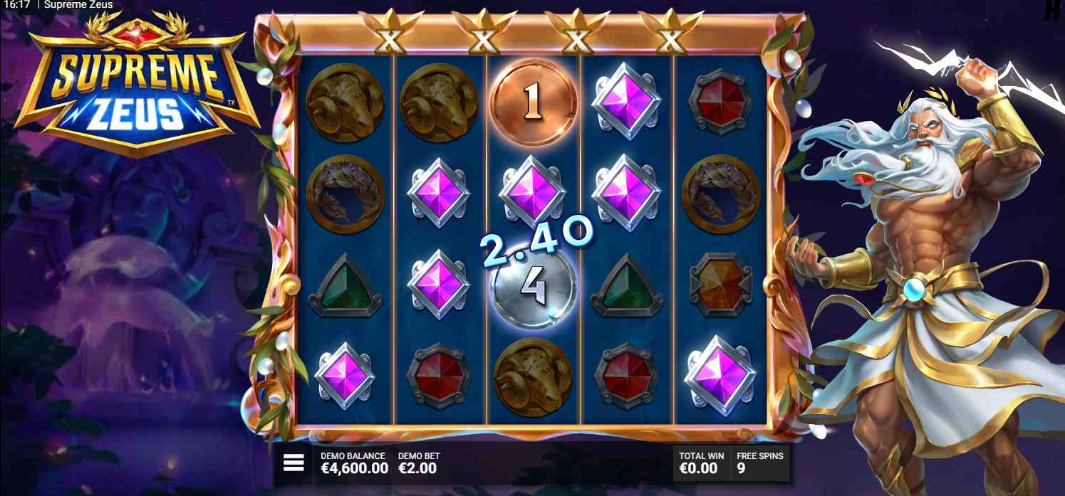 Supreme Zeus bonus game
