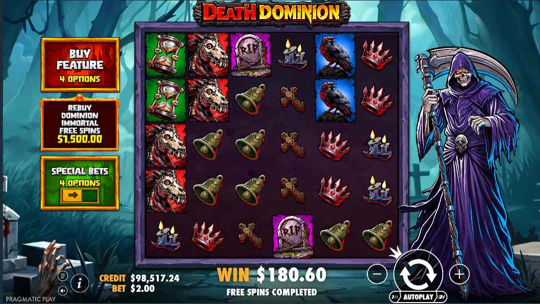 Death Dominion bonus game