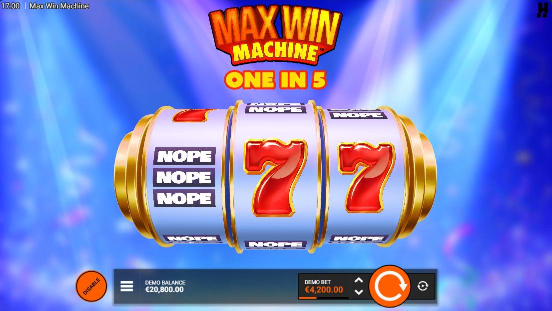 Max Win Machine bonus game