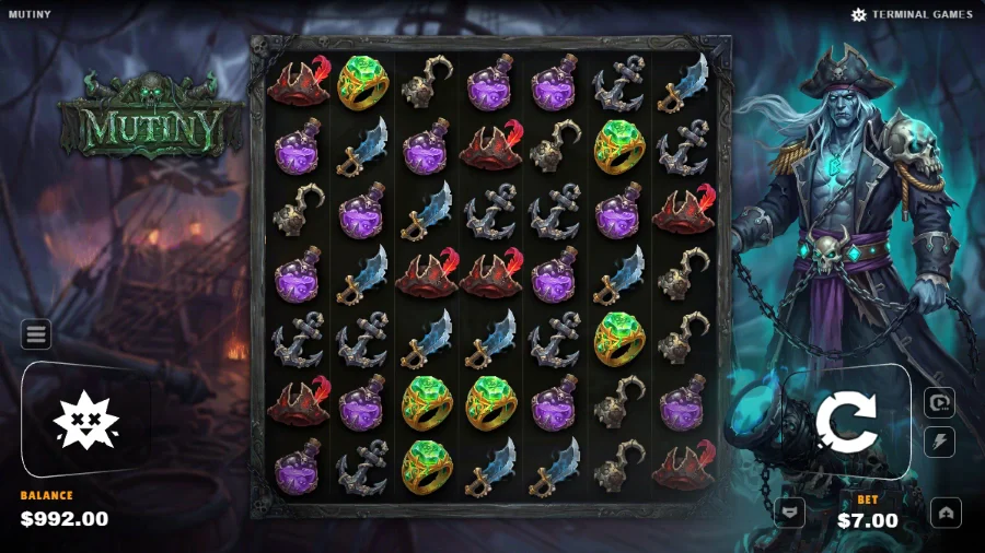 Mutiny Slot Base Game