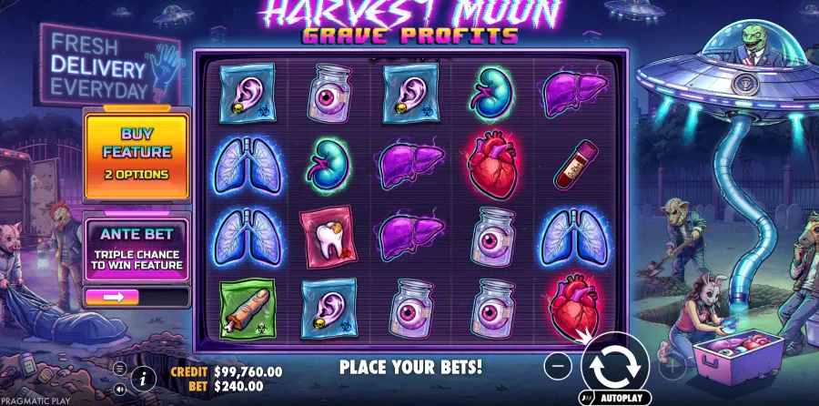 Screenshot of Harvest Moon Profit slot free spins