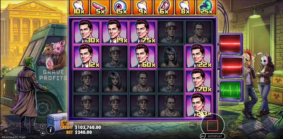 Screenshot of Harvest Moon Profit slot
