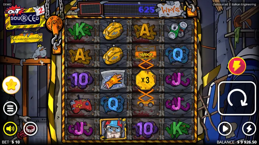 Outsourced 2 Balkan Engineering Slot Base Game