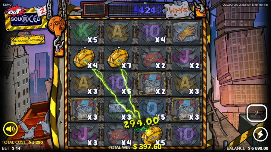 Outsourced 2 Balkan Engineering Slot NoLimit City