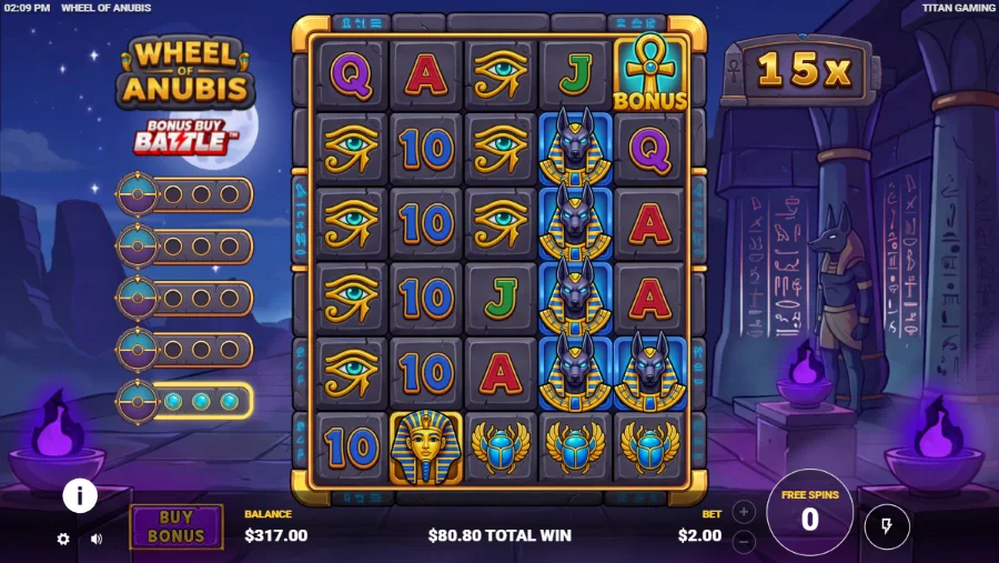 Wheel of Anubis Slot Titan Gaming
