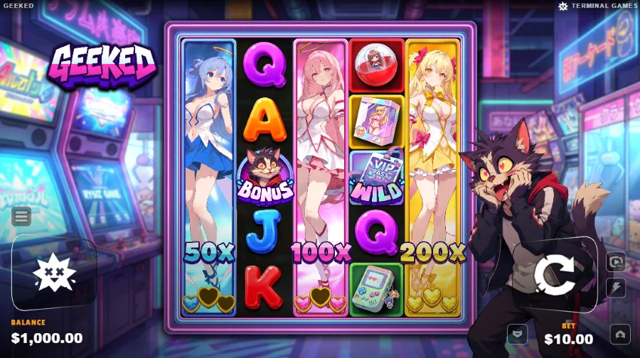 Screenshot of Geeked slot