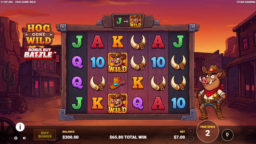Hog Gone Wild Slot Bonus Game