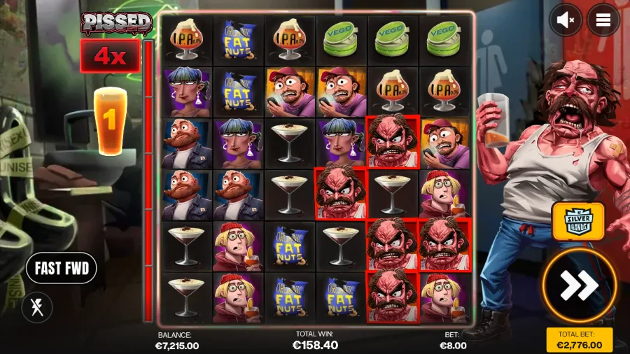 Pissed Slot Slot Bonus Game