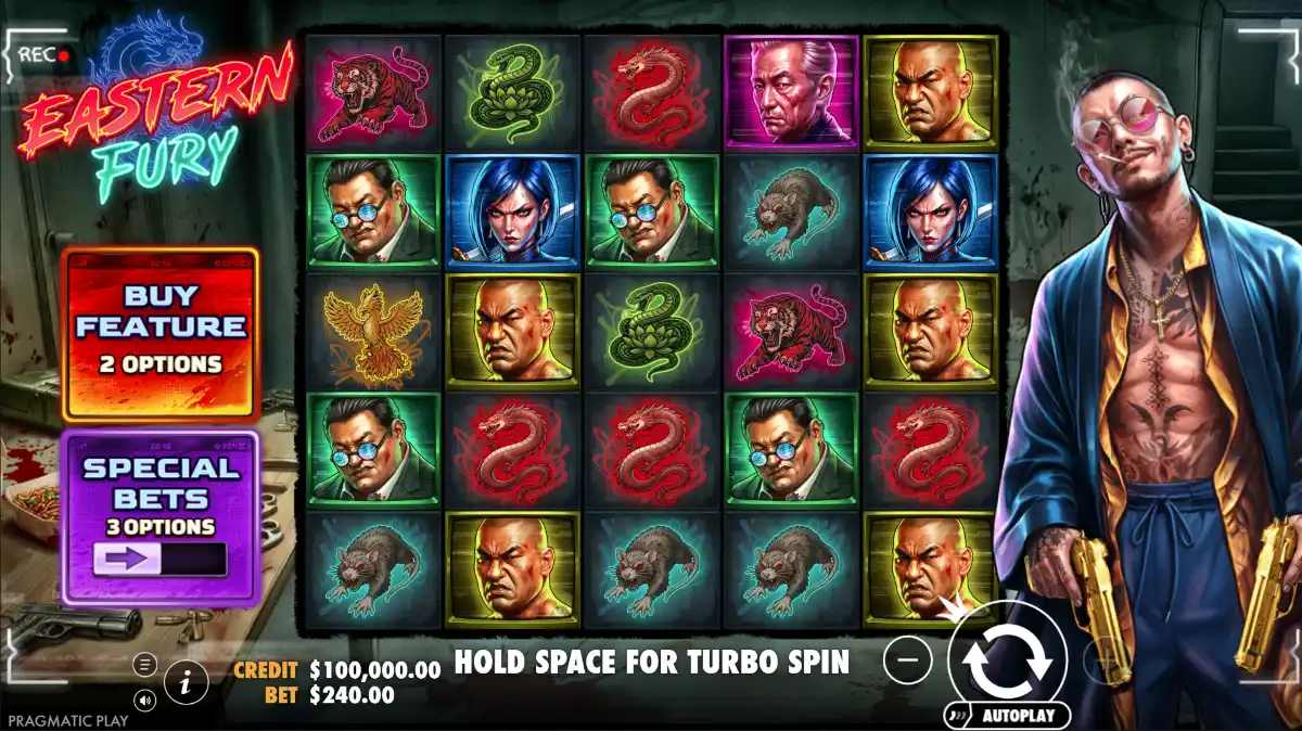Screenshot of Eastern Fury slot