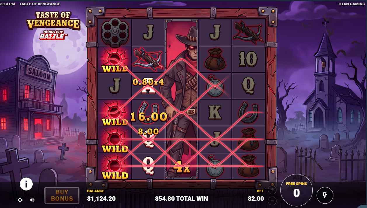 Taste of Vengeance bonus game