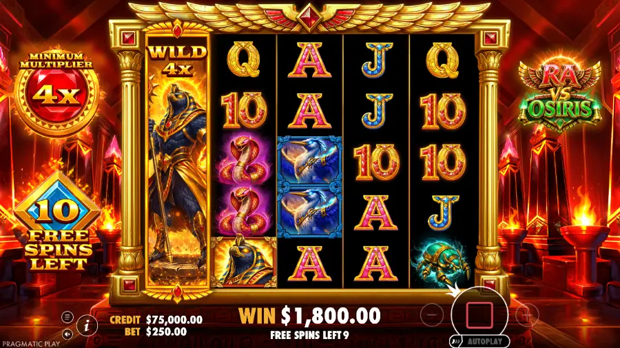 Ra vs Osiris slot