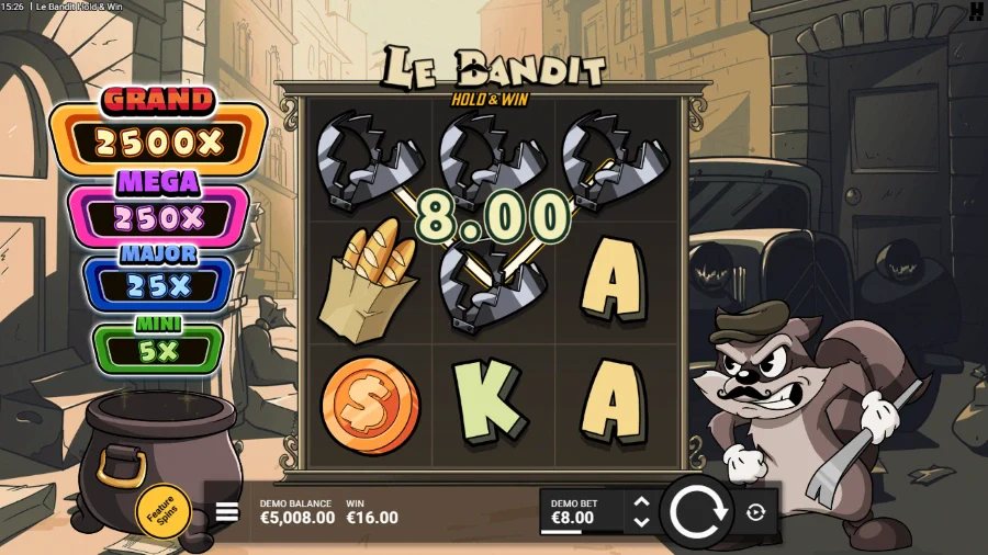 Le Bandit Hold & Win Slot