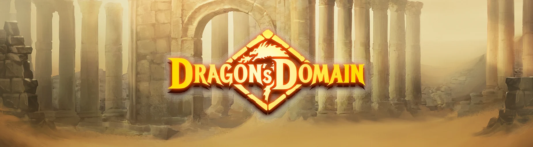 Dragon's Domain Hacksaw Gaming Dragon's Domain written in nice font