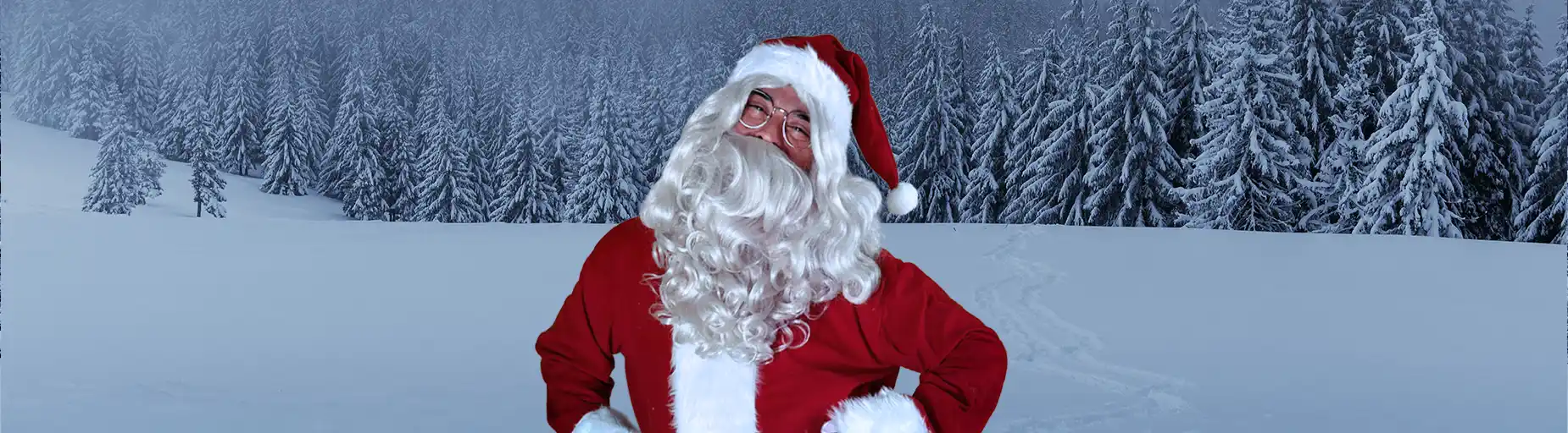 Roshtein With Snow-Covered Pine Trees