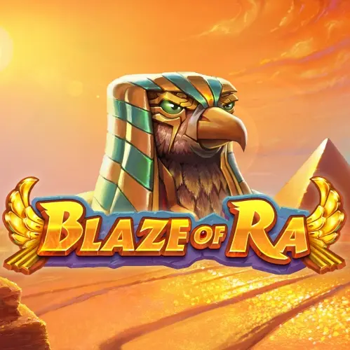 blaze of ra slot logo