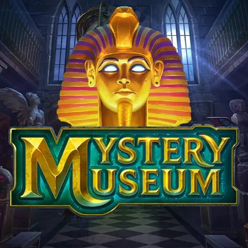 the golden head of a pharaoh and the name of the slot in gold letters