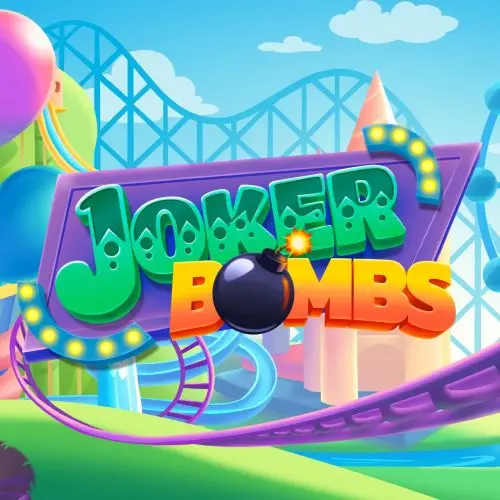 joker bombs written on the carnival background