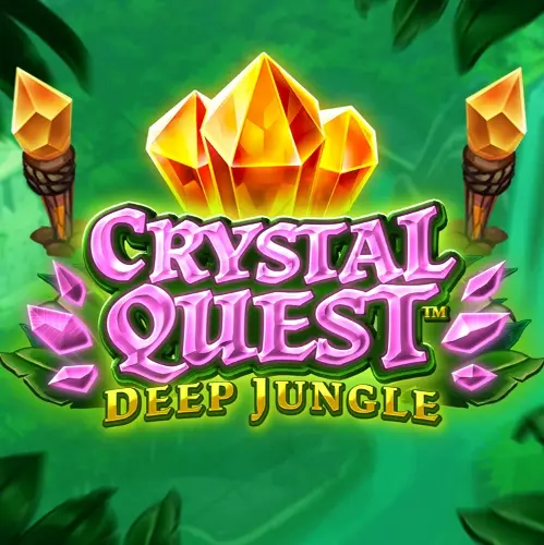 crystal quest in purple with diamonds around
