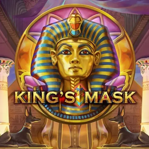 mask of a pharaoh in a temple